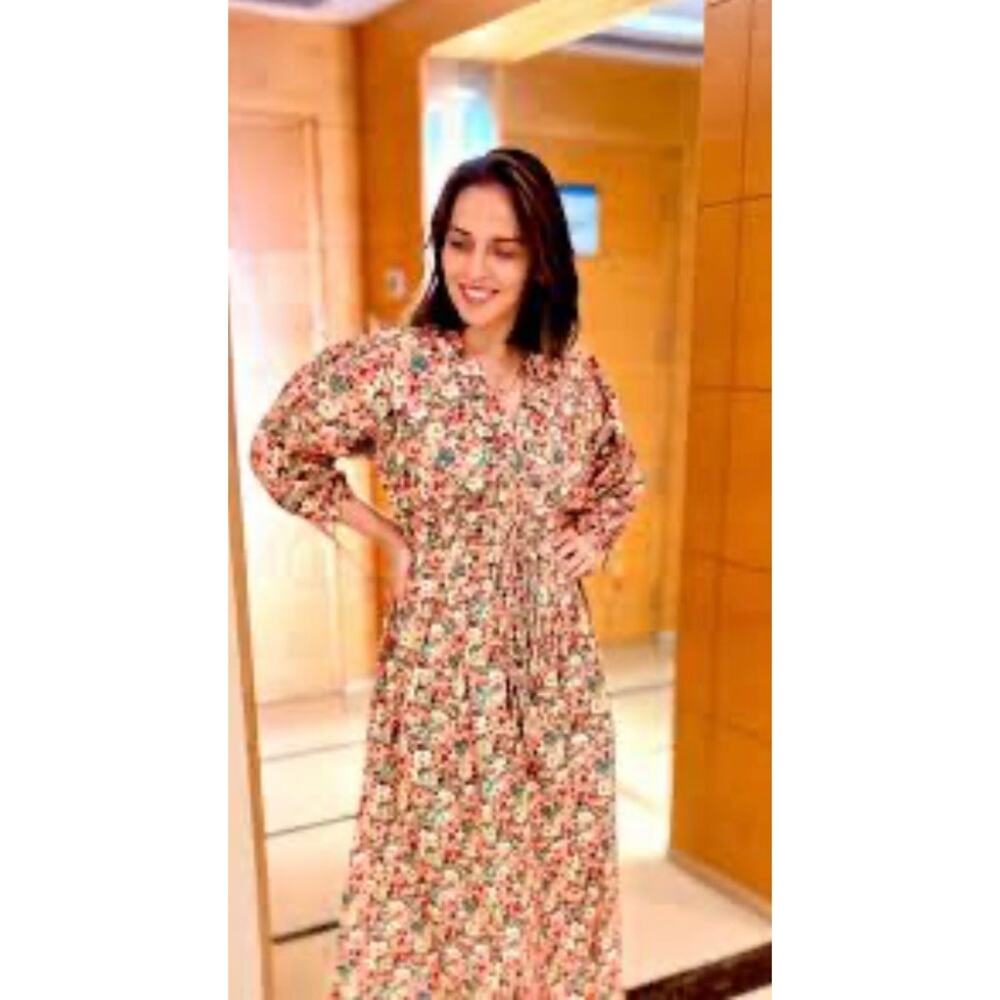 Floral Print Dress Ladies Size XS by Jaspal